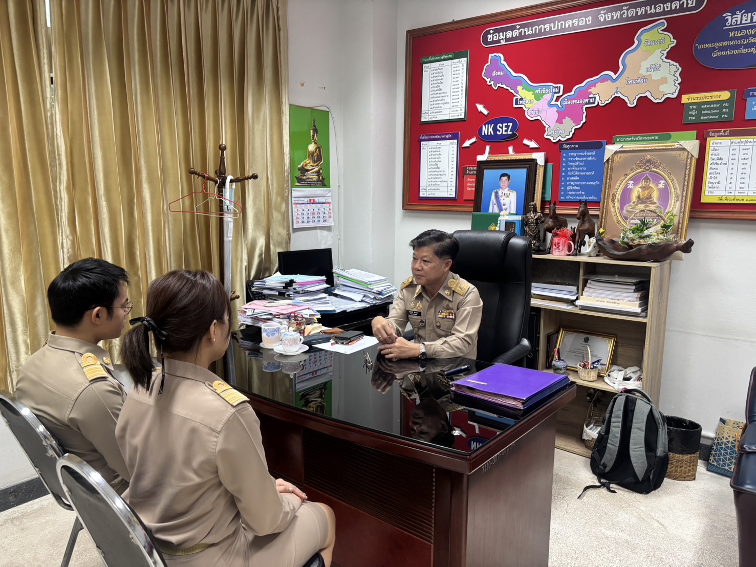 พช.หนองคาย ต้อนรับข้าราชการที่ได้รับคำสั่งแต่งตั้งย้ายมาปฏิบัติหน้าที่ ณ จังหวัดหนองคาย