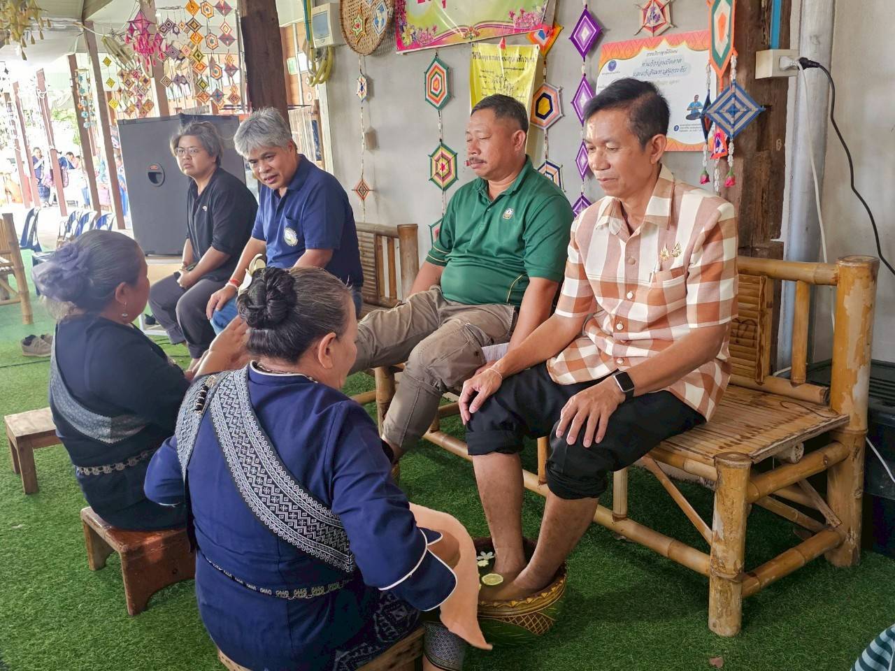 พช.หนองคาย เข้าร่วมลงพื้นที่ตรวจประเมินเพื่อรับรองมาตรฐานการท่องเที่ยวโดยชุมชน ประจำปีงบประมาณ พ.ศ. 2568