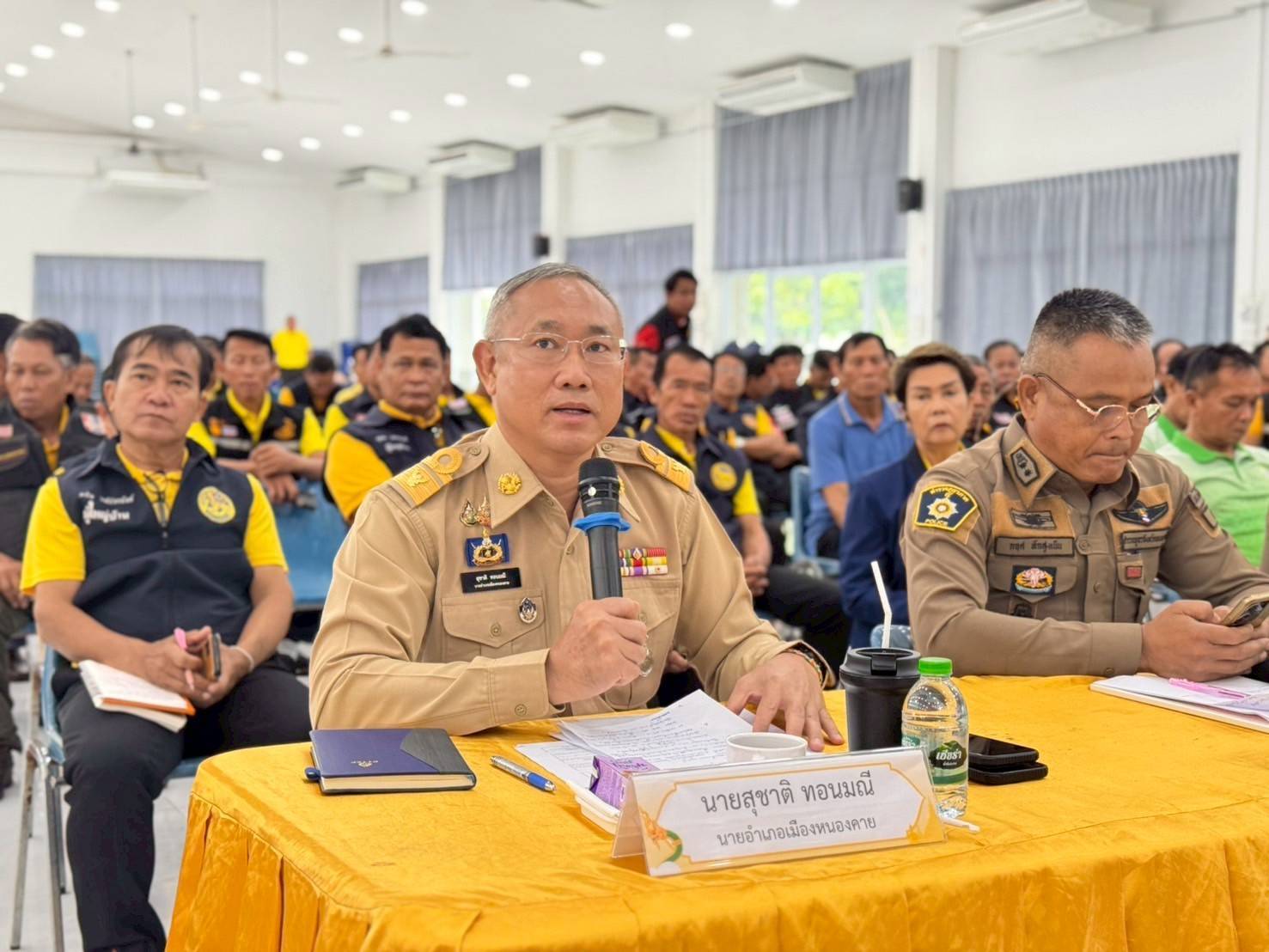 พช.หนองคาย ร่วมติดตาม ผลการดำเนินงานป้องกัน ปราบปราม และแก้ไขปัญหายาเสพติด ตามแผนปฏิบัติการสกัดกั้นและปราบปรามยาเสพติด “Seal Stop Safe” ผนึกกำลังอำเภอชายแดน และอำเภอตอนในพื้นที่จังหวัดหนองคาย ณ อำเภอเมืองหนองคาย