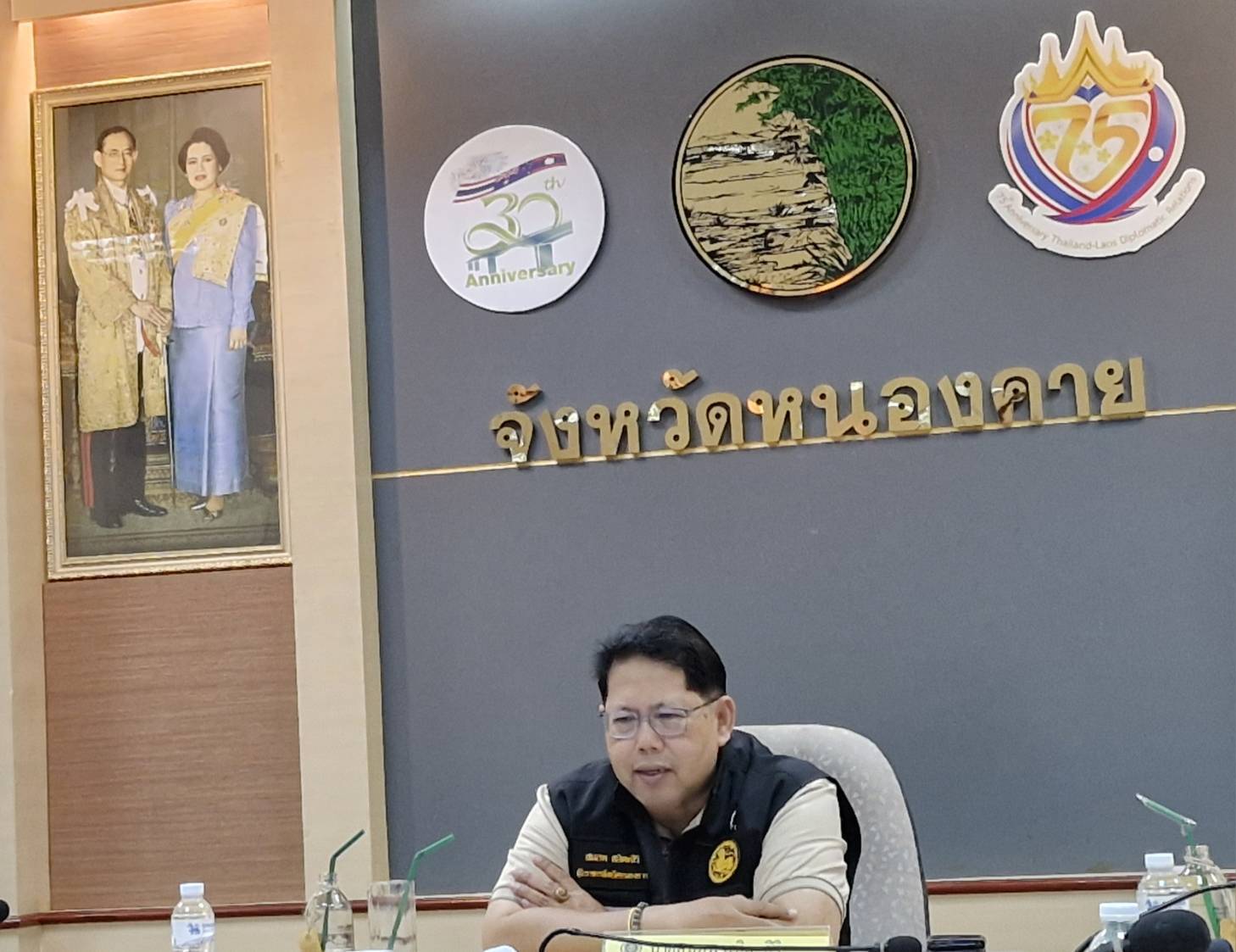 พช.หนองคาย ร่วมประชุมศูนย์ปฏิบัติการติดตามเร่งรัดการบำบัดรักษา ฟื้นฟูสภาพทางสังคม ป้องกัน และปราบปรามยาเสพติด ครั้งที่ 12/2568