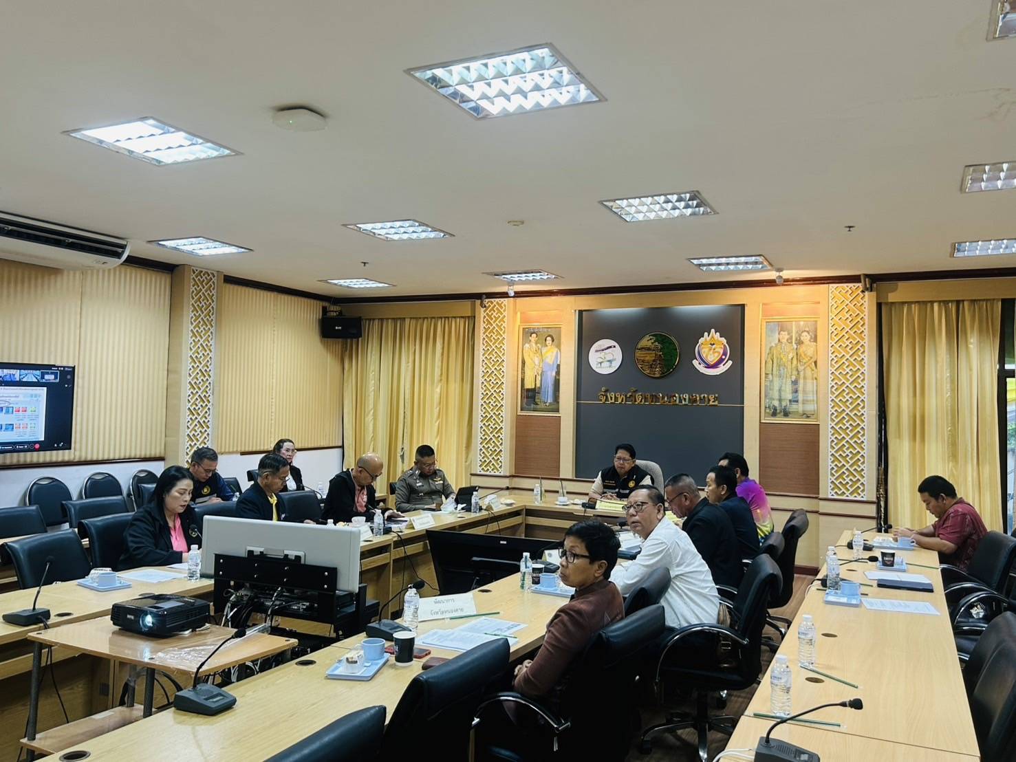 พช.หนองคาย ร่วมประชุมศูนย์ปฏิบัติการติดตามเร่งรัดการบำบัดรักษา ฟื้นฟูสภาพทางสังคม ป้องกัน และปราบปรามยาเสพติด ครั้งที่ 12/2568