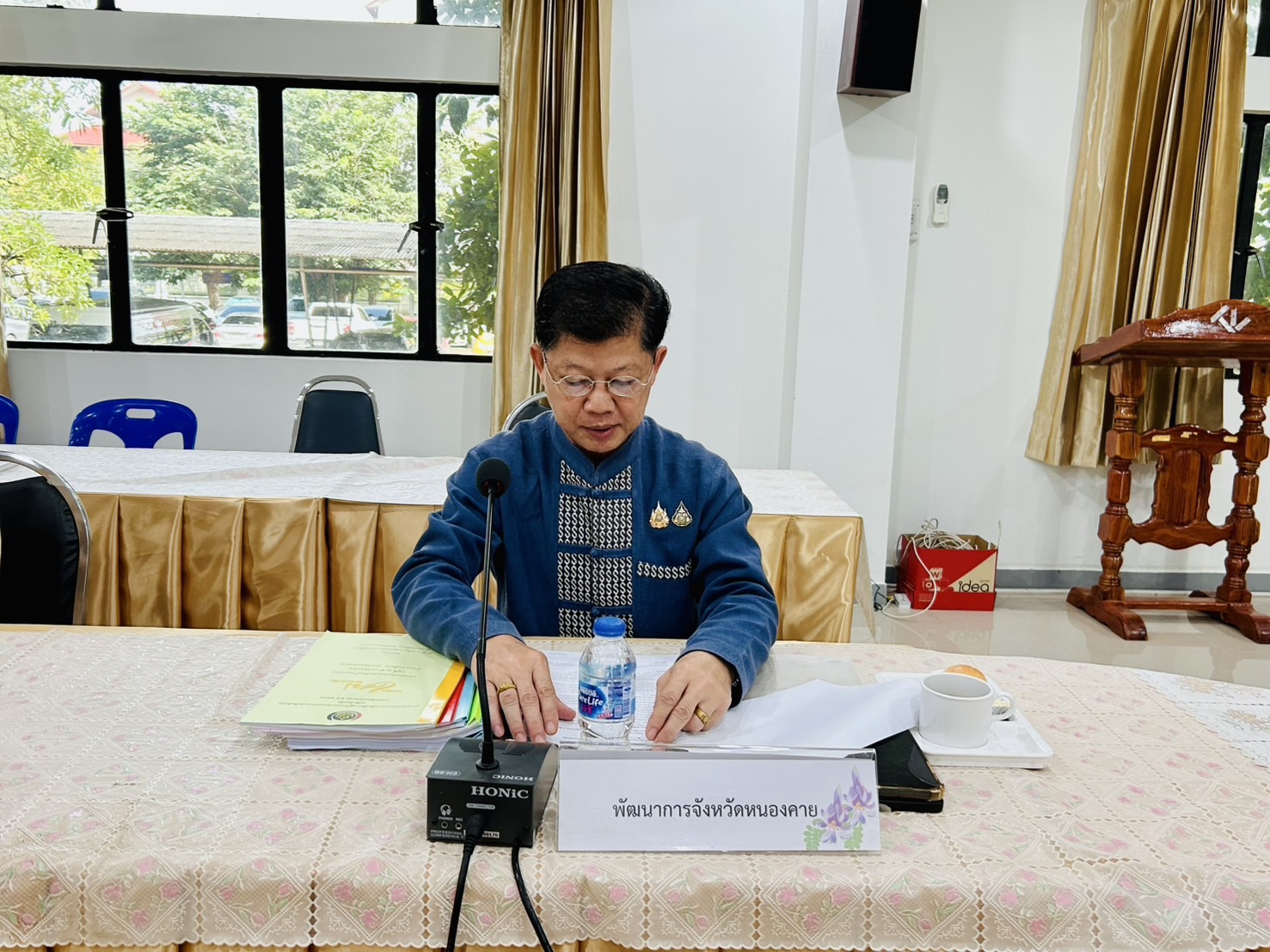 จังหวัดหนองคาย ดำเนินการคัดเลือกหมู่บ้านกองทุนแม่ของแผ่นดินต้นแบบ ระดับจังหวัด เสริมพลังชุมชนแก้ปัญหายาเสพติด