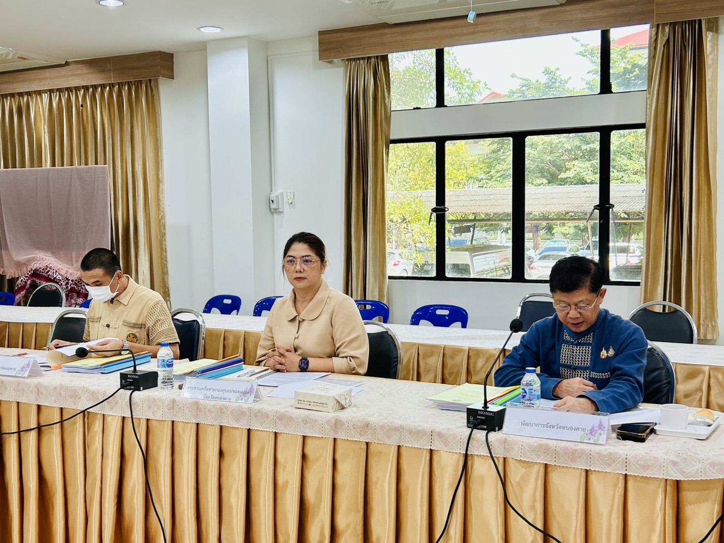 จังหวัดหนองคาย ดำเนินการคัดเลือกหมู่บ้านกองทุนแม่ของแผ่นดินต้นแบบ ระดับจังหวัด เสริมพลังชุมชนแก้ปัญหายาเสพติด