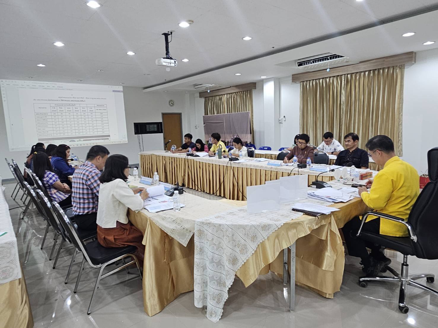 พช.หนองคาย จัดประชุมการประสานแผนการปฏิบัติราชการสำนักงานพัฒนาชุมชนจังหวัดหนองคาย ครั้งที่ 7/2568