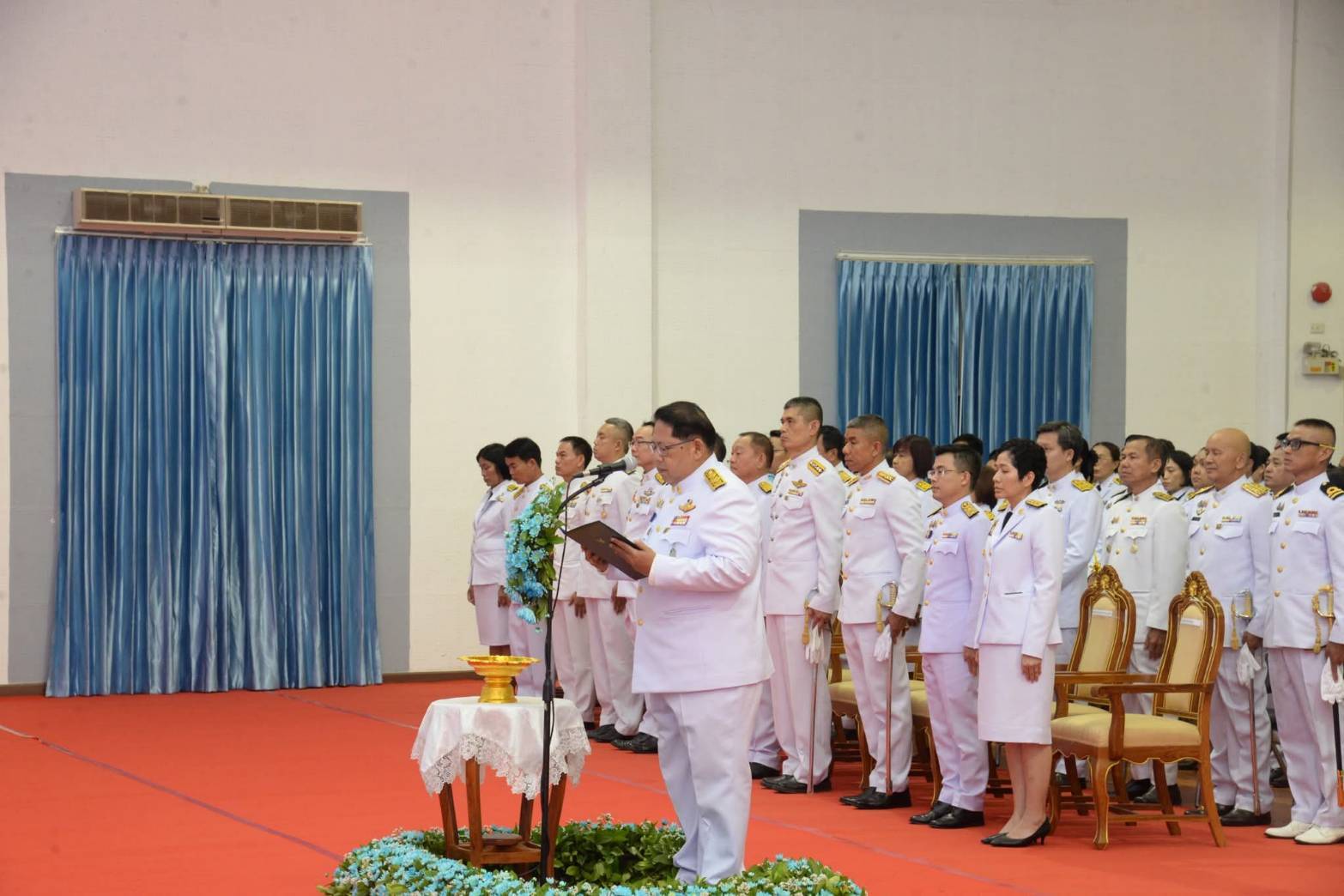 พช.หนองคาย ร่วมพิธีถวายเครื่องราชสักการะและวางพานพุ่ม และจุดเทียนถวายพระพรชัยมงคล สมเด็จพระนางเจ้าสิริกิตติ์ พระบรมราชินีนาถ พระบรมราชชนนีพันปีหลวง เนื่องในโอกาสวันเฉลิมพระชนมพรรษา 12 สิงหาคม 2568