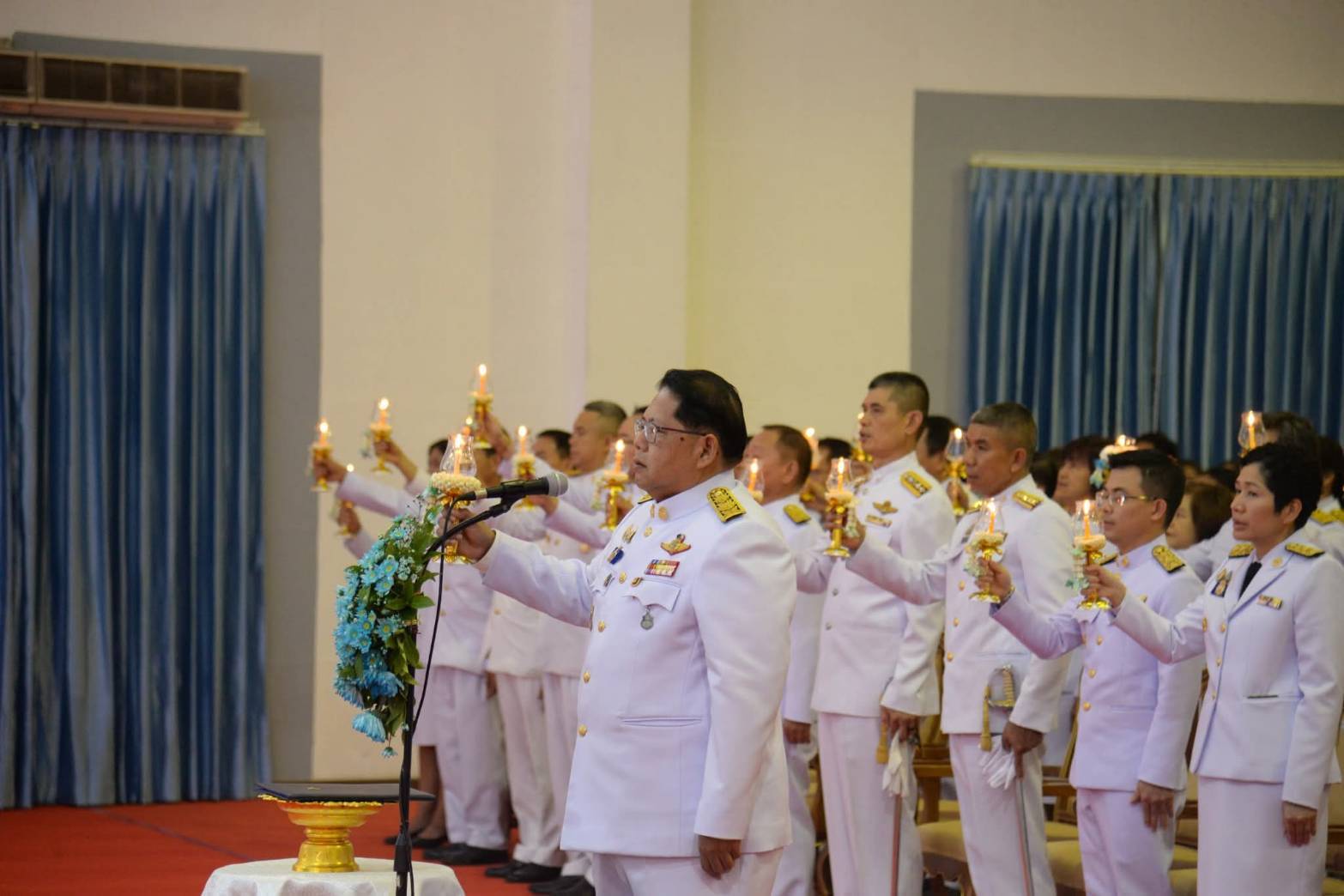 พช.หนองคาย ร่วมพิธีถวายเครื่องราชสักการะและวางพานพุ่ม และจุดเทียนถวายพระพรชัยมงคล สมเด็จพระนางเจ้าสิริกิตติ์ พระบรมราชินีนาถ พระบรมราชชนนีพันปีหลวง เนื่องในโอกาสวันเฉลิมพระชนมพรรษา 12 สิงหาคม 2568