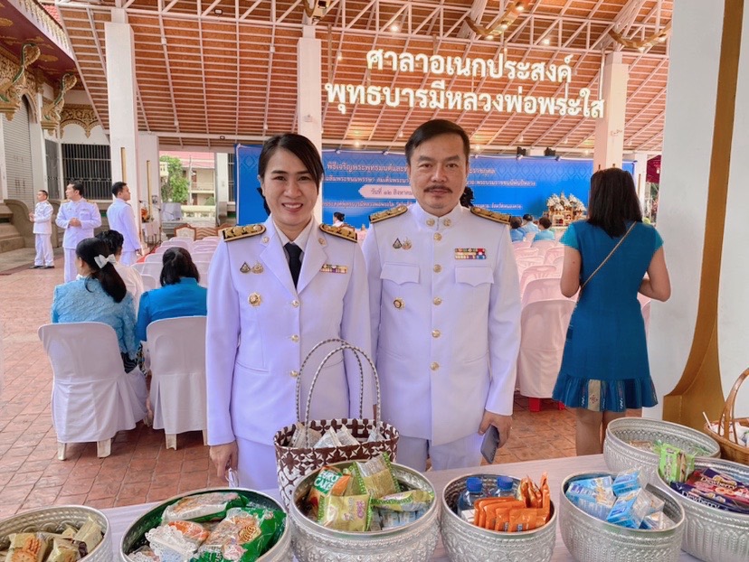 พช.หนองคาย ร่วมพิธีเจริญพระพุทธมนต์และทำบุญตักบาตรถวายพระราชกุศล เนื่องในโอกาสวันเฉลิมพระชนมพรรษา สมเด็จพระนางเจ้าสิริกิติ์ พระบรมราชินีนาถ พระบรมราชชนนีพันปีหลวง 12 สิงหาคม 2568