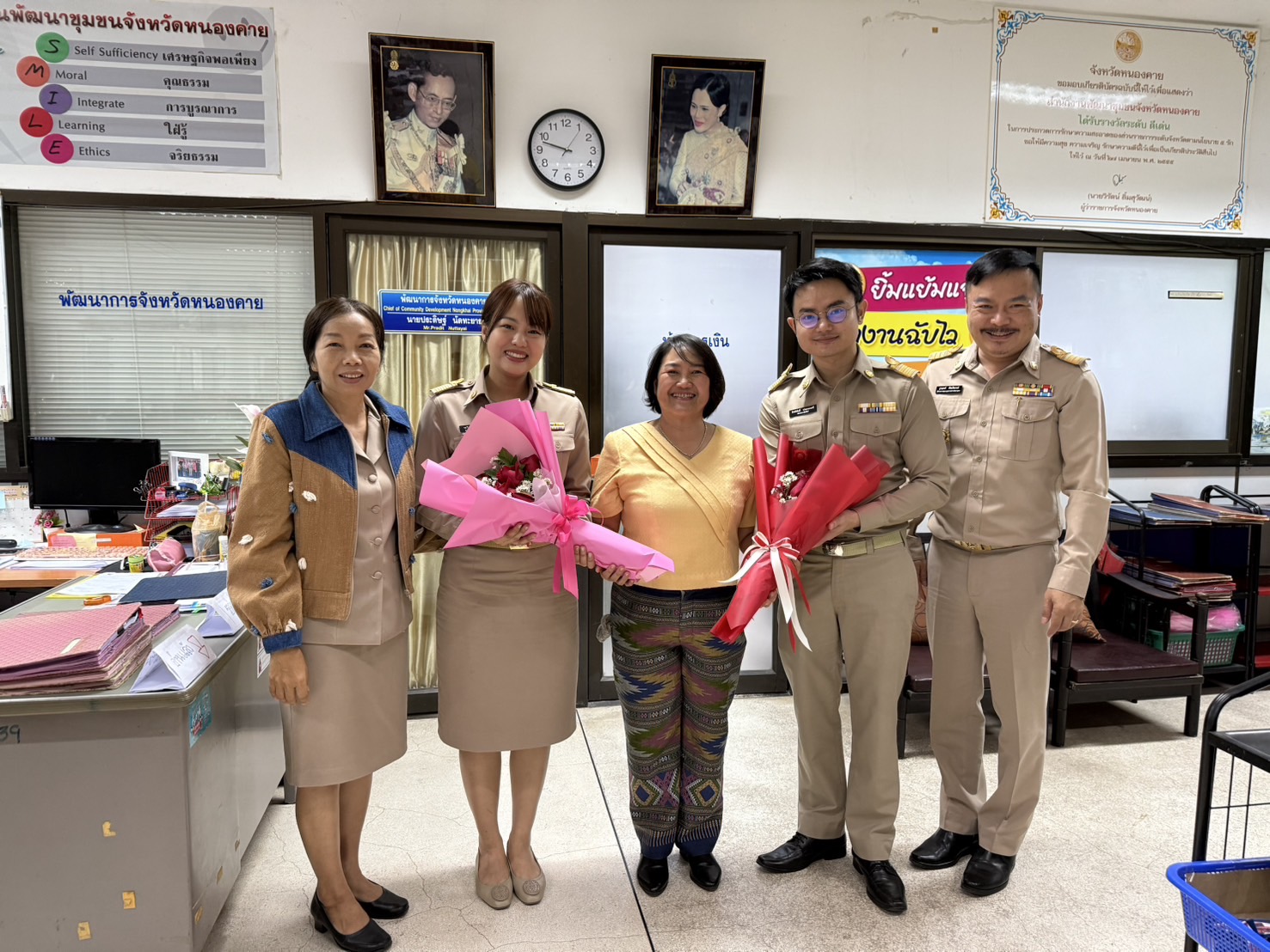 พช.หนองคาย ต้อนรับข้าราชการที่ได้รับคำสั่งแต่งตั้งย้ายมาปฏิบัติหน้าที่ ณ จังหวัดหนองคาย