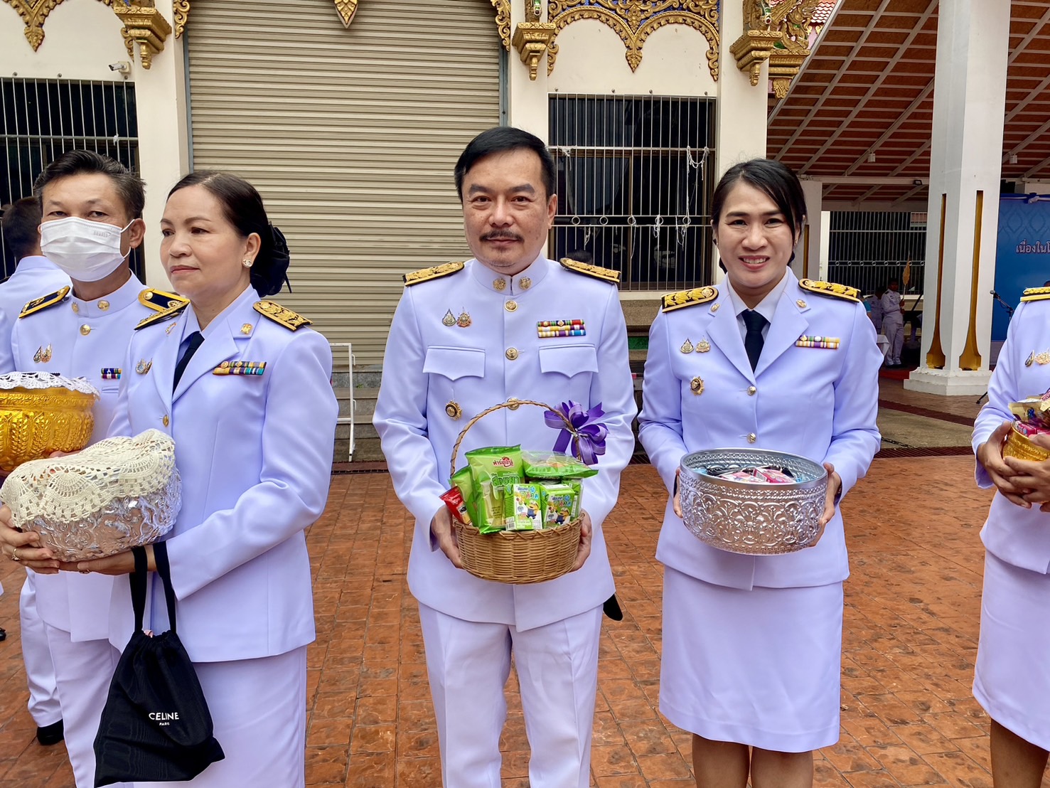 พช.หนองคาย ร่วมพิธีเจริญพระพุทธมนต์และทำบุญตักบาตรถวายพระราชกุศล เนื่องในโอกาสวันเฉลิมพระชนมพรรษา สมเด็จพระนางเจ้าสิริกิติ์ พระบรมราชินีนาถ พระบรมราชชนนีพันปีหลวง 12 สิงหาคม 2568