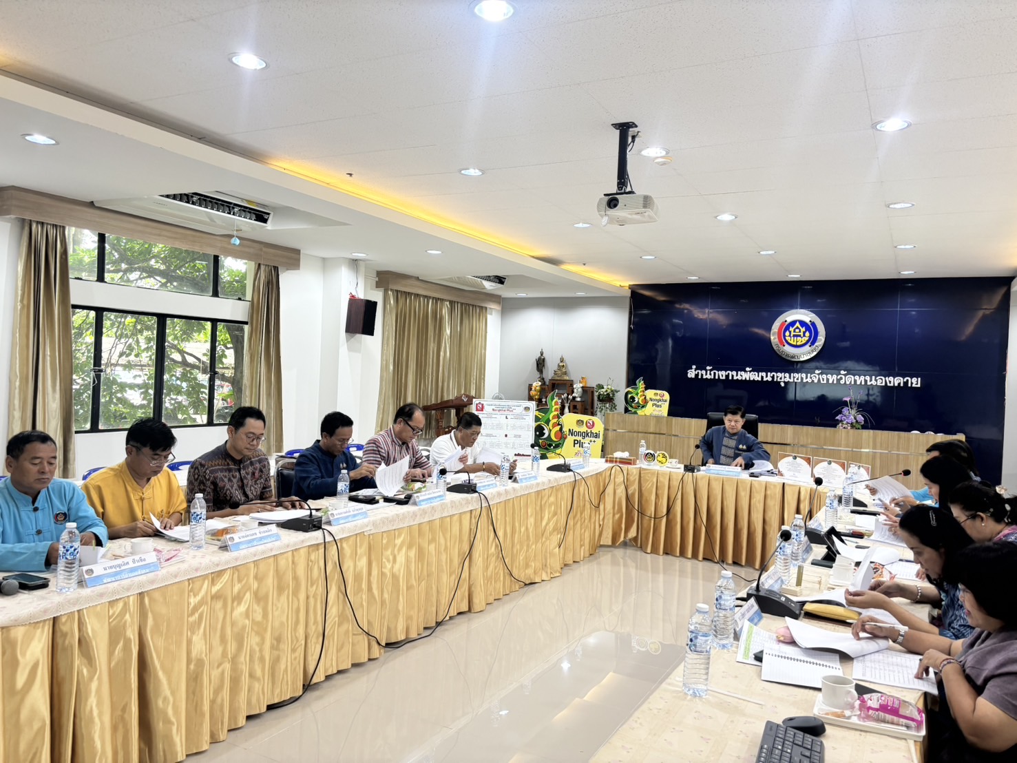 พช.หนองคาย ประชุมผู้อำนวยการกลุ่มงาน และพัฒนาการอำเภอ ครั้งที่ 8/2568