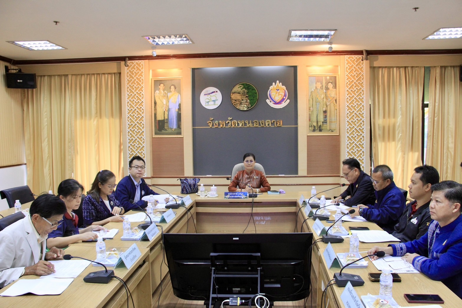 พช.หนองคาย ร่วมประชุมติดตามผลการดำเนินงานโครงการภายใต้งบประมาณรายจ่ายประจำปีงบประมาณ พ.ศ. 2567 – 2569 จังหวัดหนองคาย ประจำเดือนสิงหาคม 2568