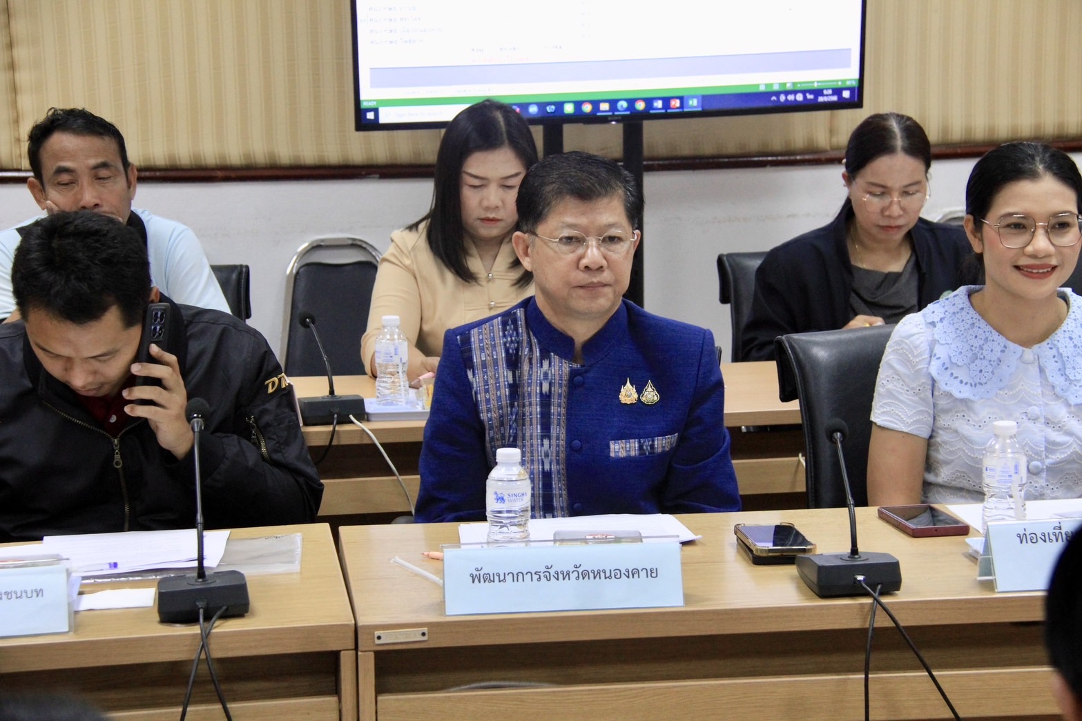 พช.หนองคาย ร่วมประชุมติดตามผลการดำเนินงานโครงการภายใต้งบประมาณรายจ่ายประจำปีงบประมาณ พ.ศ. 2567 – 2569 จังหวัดหนองคาย ประจำเดือนสิงหาคม 2568