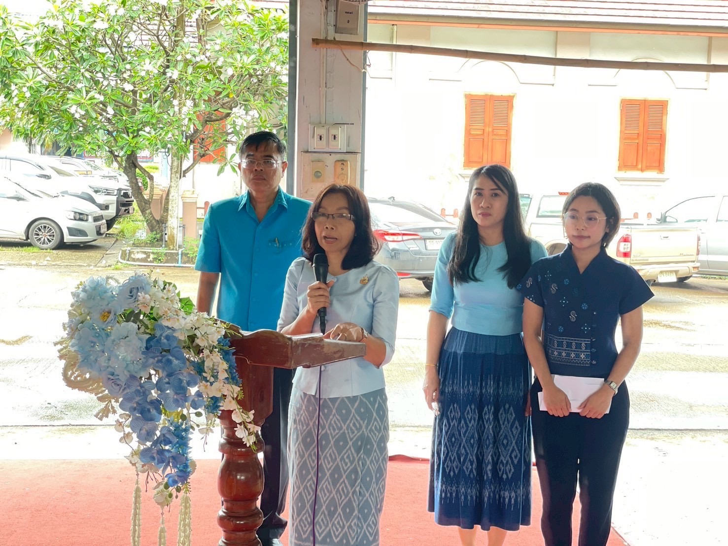 กองทุนพัฒนาบทบาทสตรีหนองคายร่วมกับสำนักงานยุติธรรมจังหวัดหนองคาย ดำเนินโครงการร่วมใจไกล่เกลี่ยช่วยเหลือลูกหนี้กองทุนพัฒนาบทบาทสตรี “Nongkhai Plus++ สร้างสุข สร้างรอยยิ้ม ให้ลูกหนี้”