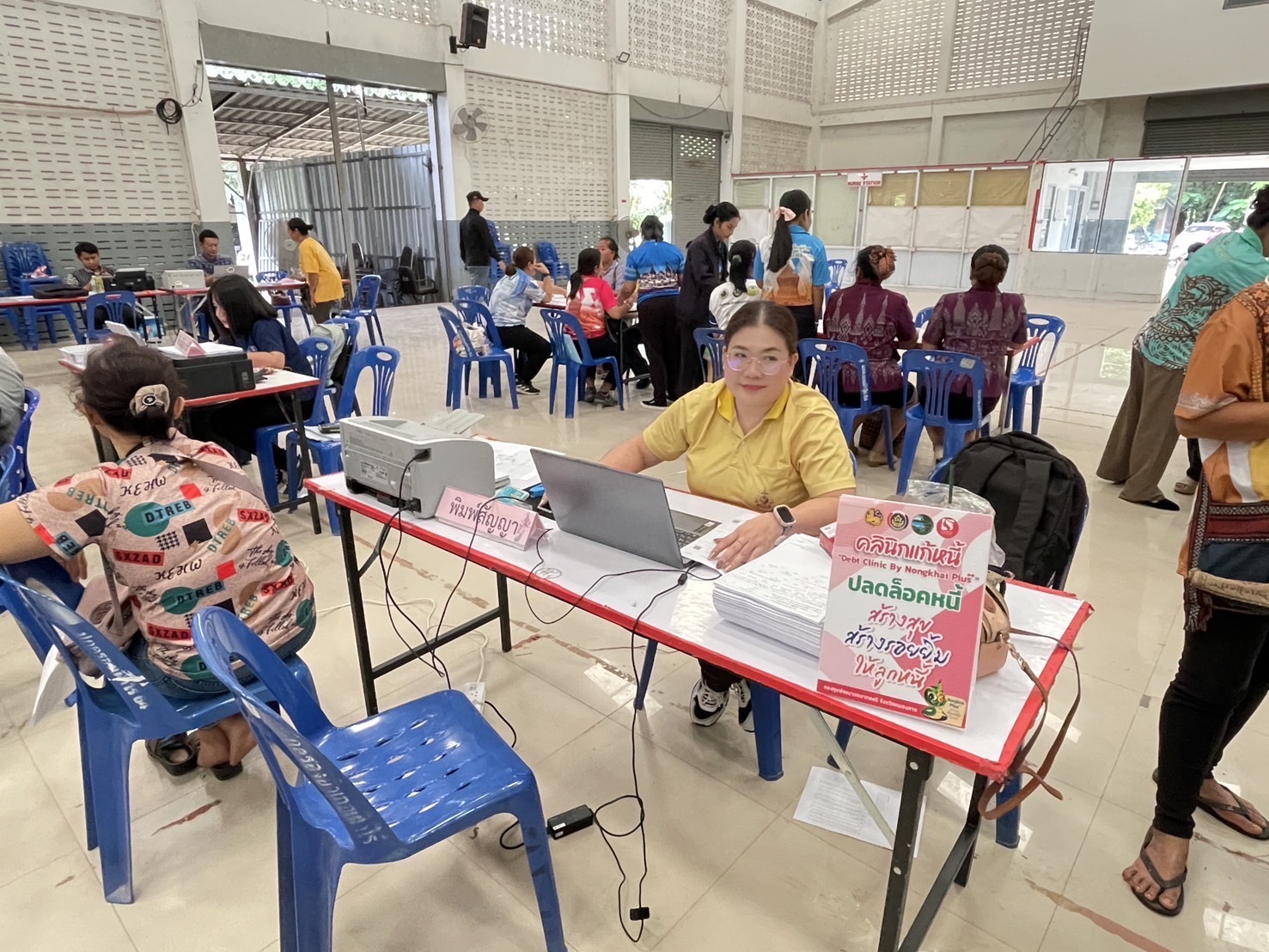กองทุนพัฒนาบทบาทสตรีหนองคายร่วมกับสำนักงานยุติธรรมจังหวัดหนองคาย ดำเนินโครงการร่วมใจไกล่เกลี่ยช่วยเหลือลูกหนี้กองทุนพัฒนาบทบาทสตรี “Nongkhai Plus++ สร้างสุข สร้างรอยยิ้ม ให้ลูกหนี้” อำเภอเฝ้าไร่