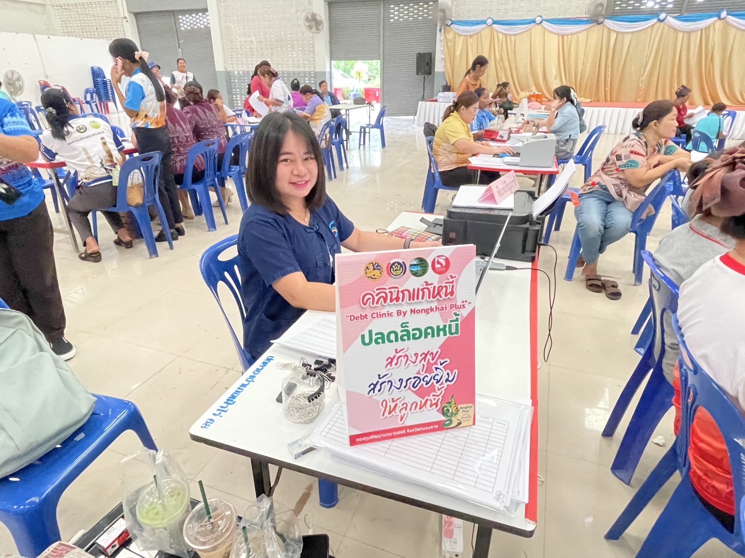 กองทุนพัฒนาบทบาทสตรีหนองคายร่วมกับสำนักงานยุติธรรมจังหวัดหนองคาย ดำเนินโครงการร่วมใจไกล่เกลี่ยช่วยเหลือลูกหนี้กองทุนพัฒนาบทบาทสตรี “Nongkhai Plus++ สร้างสุข สร้างรอยยิ้ม ให้ลูกหนี้” อำเภอเฝ้าไร่
