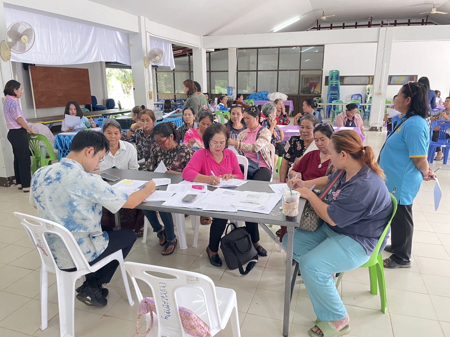 กองทุนพัฒนาบทบาทสตรีหนองคายร่วมกับสำนักงานยุติธรรมจังหวัดหนองคาย ดำเนินโครงการร่วมใจไกล่เกลี่ยช่วยเหลือลูกหนี้กองทุนพัฒนาบทบาทสตรี “Nongkhai Plus++ สร้างสุข สร้างรอยยิ้ม ให้ลูกหนี้” อำเภอรัตนวาปี
