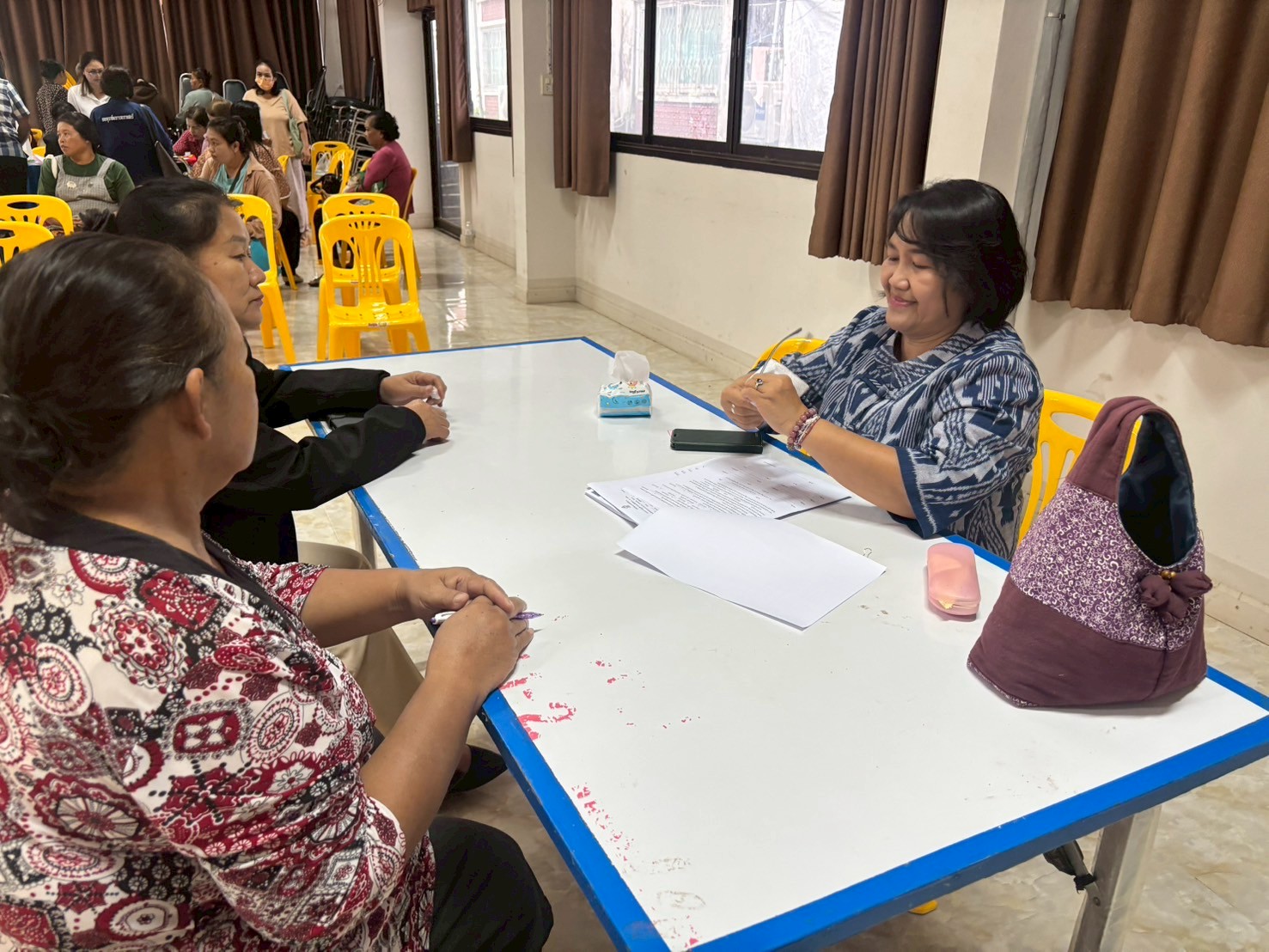 กองทุนพัฒนาบทบาทสตรีหนองคายร่วมกับสำนักงานยุติธรรมจังหวัดหนองคาย ดำเนินโครงการร่วมใจไกล่เกลี่ยช่วยเหลือลูกหนี้กองทุนพัฒนาบทบาทสตรี “Nongkhai Plus++ สร้างสุข สร้างรอยยิ้ม ให้ลูกหนี้”