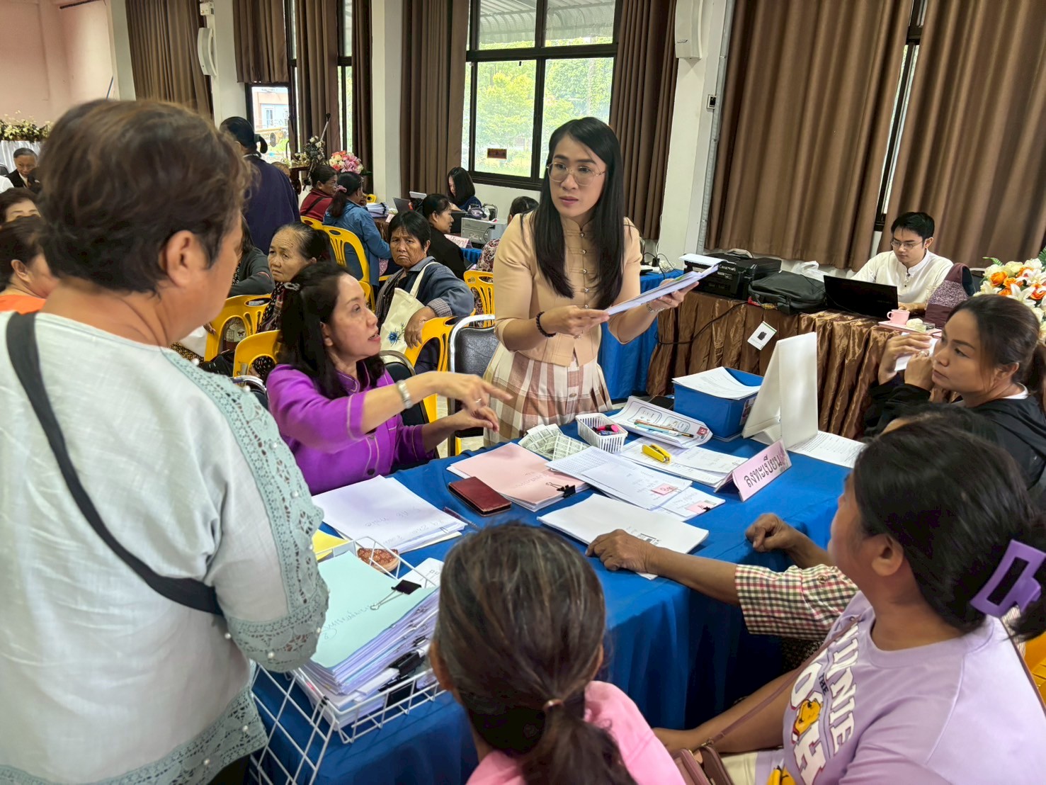 กองทุนพัฒนาบทบาทสตรีหนองคายร่วมกับสำนักงานยุติธรรมจังหวัดหนองคาย ดำเนินโครงการร่วมใจไกล่เกลี่ยช่วยเหลือลูกหนี้กองทุนพัฒนาบทบาทสตรี “Nongkhai Plus++ สร้างสุข สร้างรอยยิ้ม ให้ลูกหนี้”