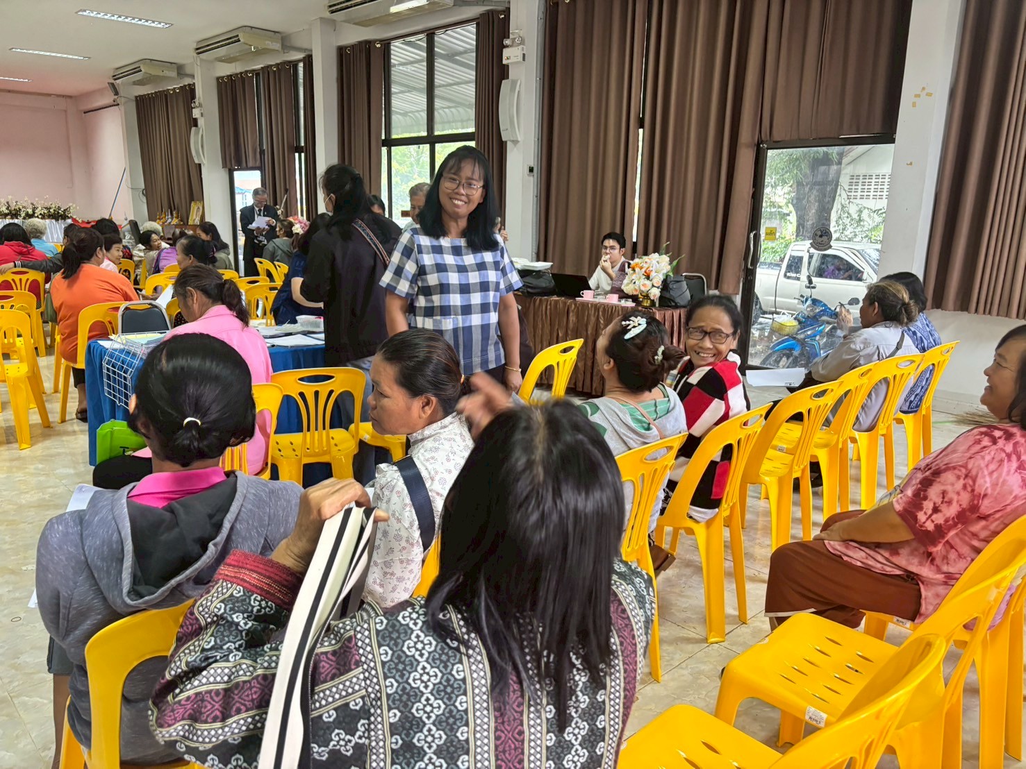 กองทุนพัฒนาบทบาทสตรีหนองคายร่วมกับสำนักงานยุติธรรมจังหวัดหนองคาย ดำเนินโครงการร่วมใจไกล่เกลี่ยช่วยเหลือลูกหนี้กองทุนพัฒนาบทบาทสตรี “Nongkhai Plus++ สร้างสุข สร้างรอยยิ้ม ให้ลูกหนี้”