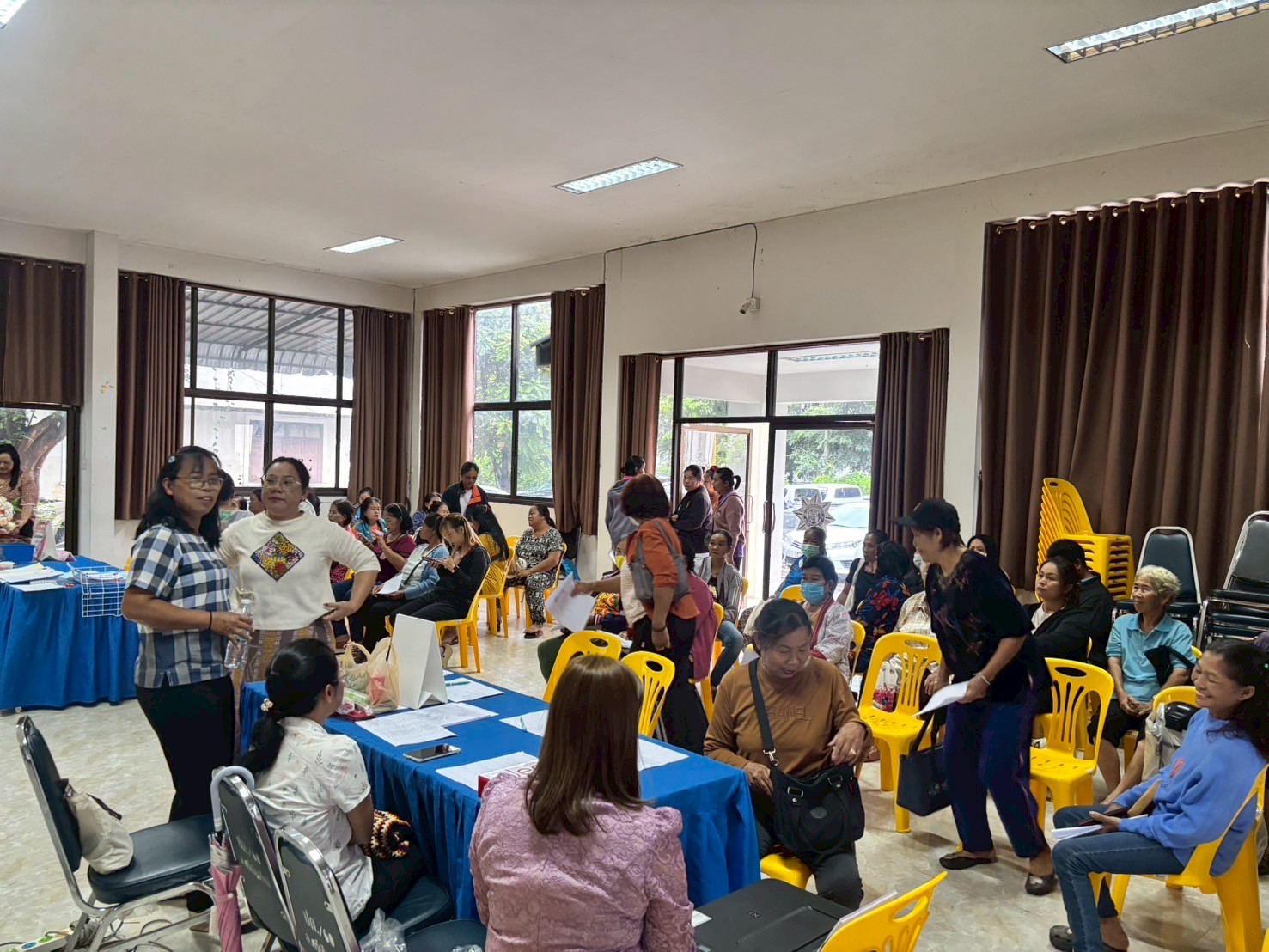 กองทุนพัฒนาบทบาทสตรีหนองคายร่วมกับสำนักงานยุติธรรมจังหวัดหนองคาย ดำเนินโครงการร่วมใจไกล่เกลี่ยช่วยเหลือลูกหนี้กองทุนพัฒนาบทบาทสตรี “Nongkhai Plus++ สร้างสุข สร้างรอยยิ้ม ให้ลูกหนี้”