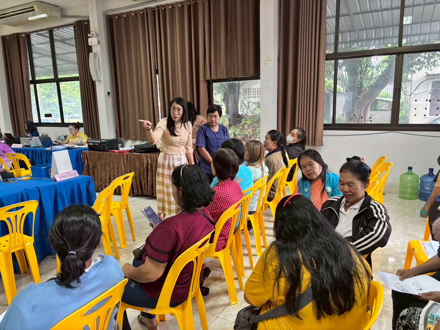 กองทุนพัฒนาบทบาทสตรีหนองคายร่วมกับสำนักงานยุติธรรมจังหวัดหนองคาย ดำเนินโครงการร่วมใจไกล่เกลี่ยช่วยเหลือลูกหนี้กองทุนพัฒนาบทบาทสตรี “Nongkhai Plus++ สร้างสุข สร้างรอยยิ้ม ให้ลูกหนี้”