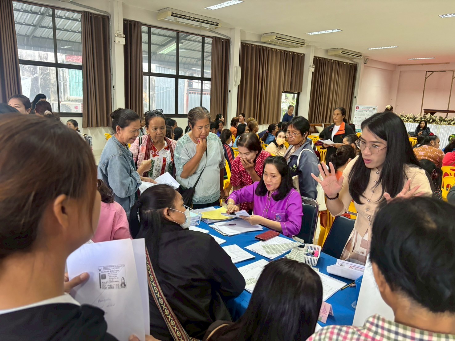 กองทุนพัฒนาบทบาทสตรีหนองคายร่วมกับสำนักงานยุติธรรมจังหวัดหนองคาย ดำเนินโครงการร่วมใจไกล่เกลี่ยช่วยเหลือลูกหนี้กองทุนพัฒนาบทบาทสตรี “Nongkhai Plus++ สร้างสุข สร้างรอยยิ้ม ให้ลูกหนี้”